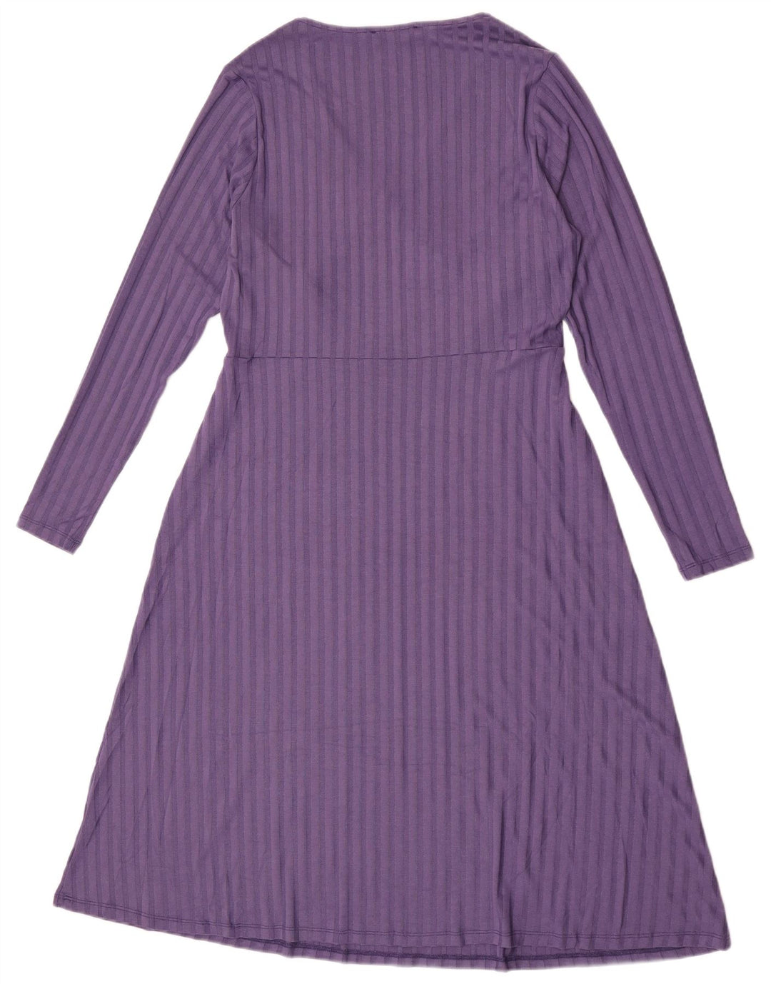 Abito a trapezio da donna Marks & Spencer UK 14 a righe viola medio