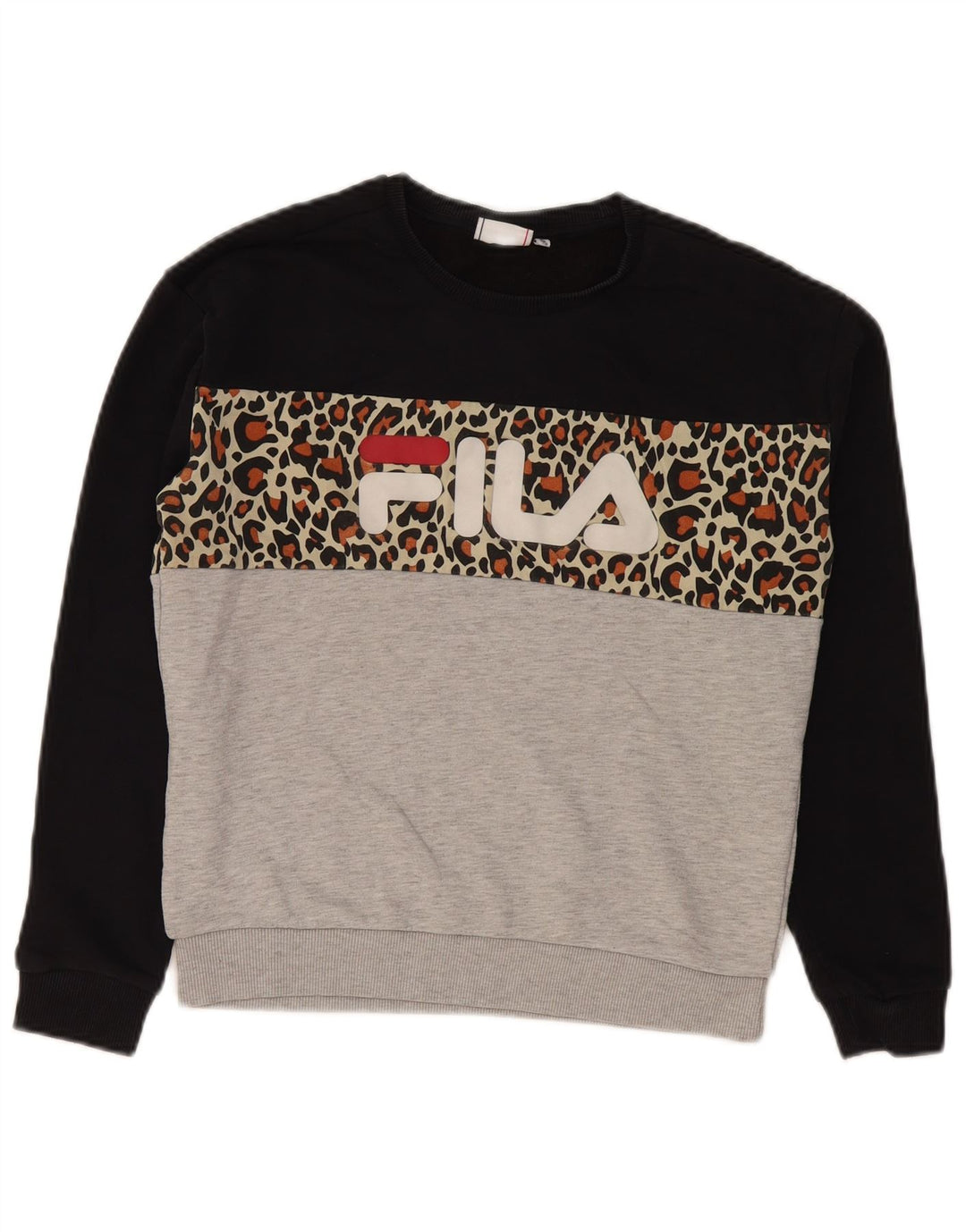 Felpa grafica da donna Fila Jumper UK 10 Small multicolore