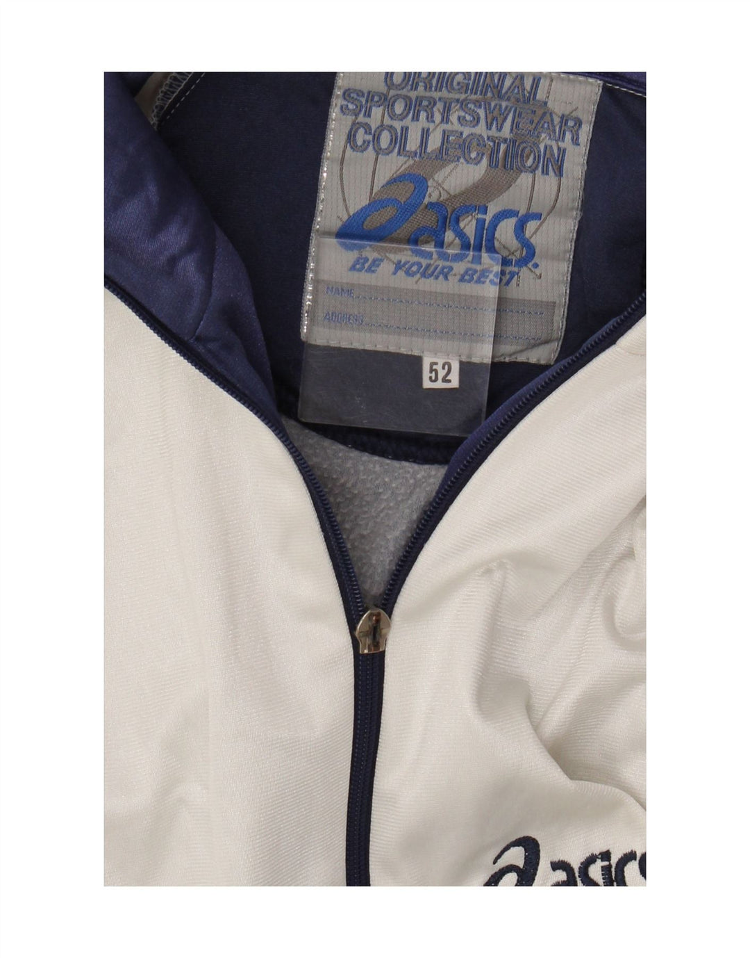 Giacca sportiva da uomo con grafica Asics IT 52 Large Blu Navy Colourblock