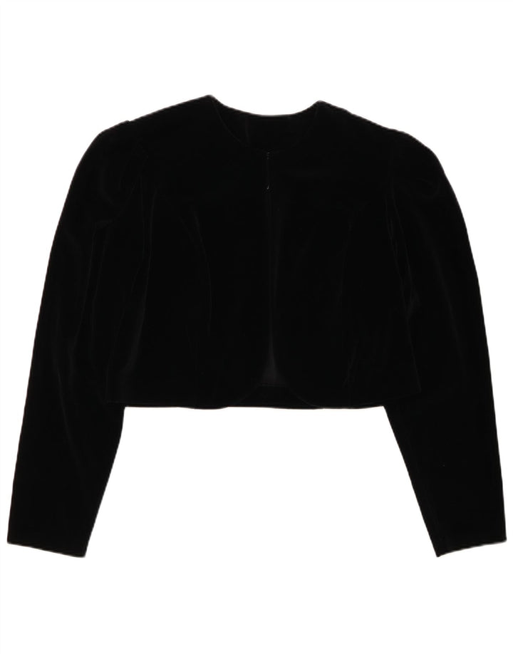 CHOU CHOU Bolero da donna Top UK 14 Large Nero