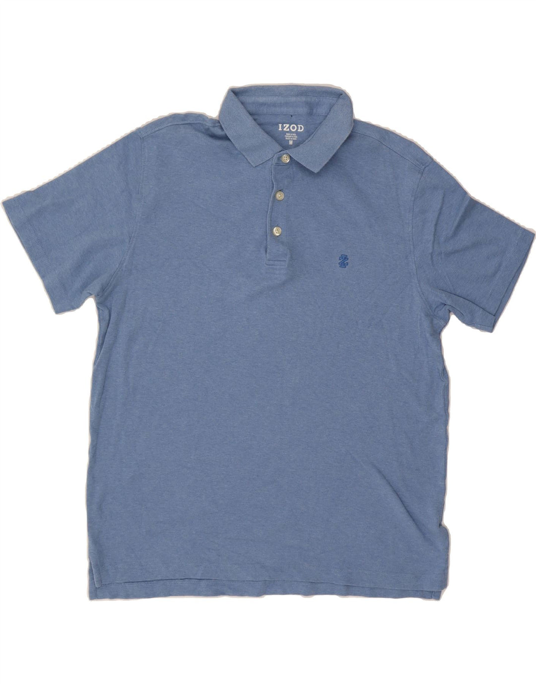 IZOD Mens Polo Shirt Medium Blue Cotton Vintage Izod and Second-Hand Izod from Messina Hembry 