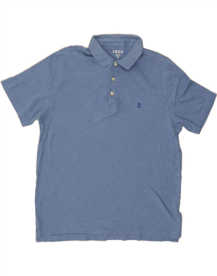 IZOD Mens Polo Shirt Medium Blue Cotton Vintage Izod and Second-Hand Izod from Messina Hembry 