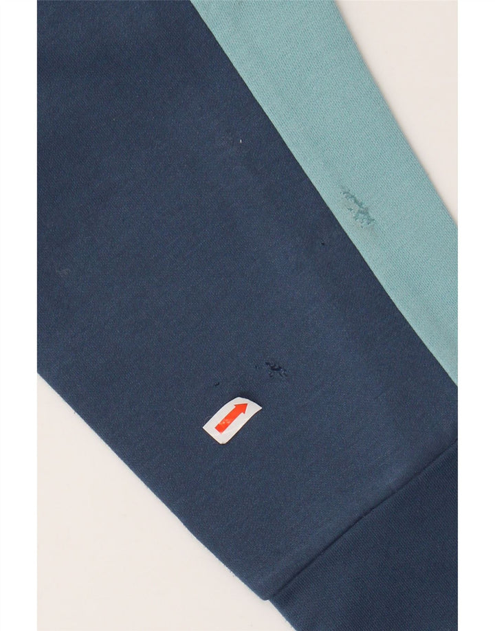 THE NORTH FACE Felpa con cappuccio da uomo con zip e collo XL Blu navy a blocchi di colore