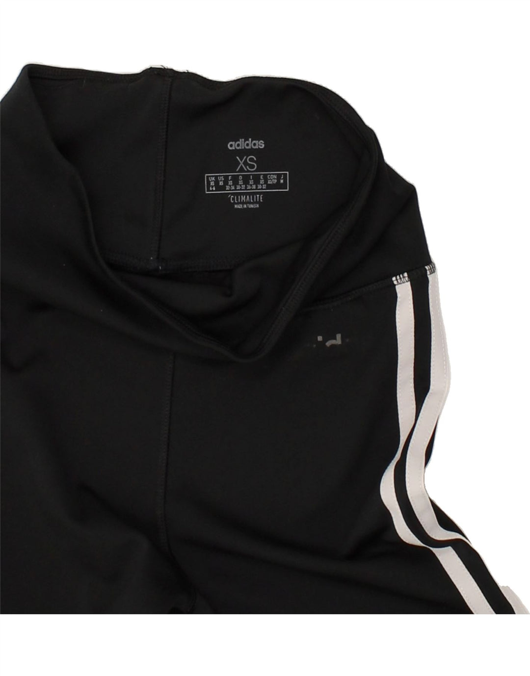 ADIDAS Womens Climalite Leggings UK 4/6 XS Black | Vintage Adidas | Thrift | Second-Hand Adidas | Used Clothing | Messina Hembry 