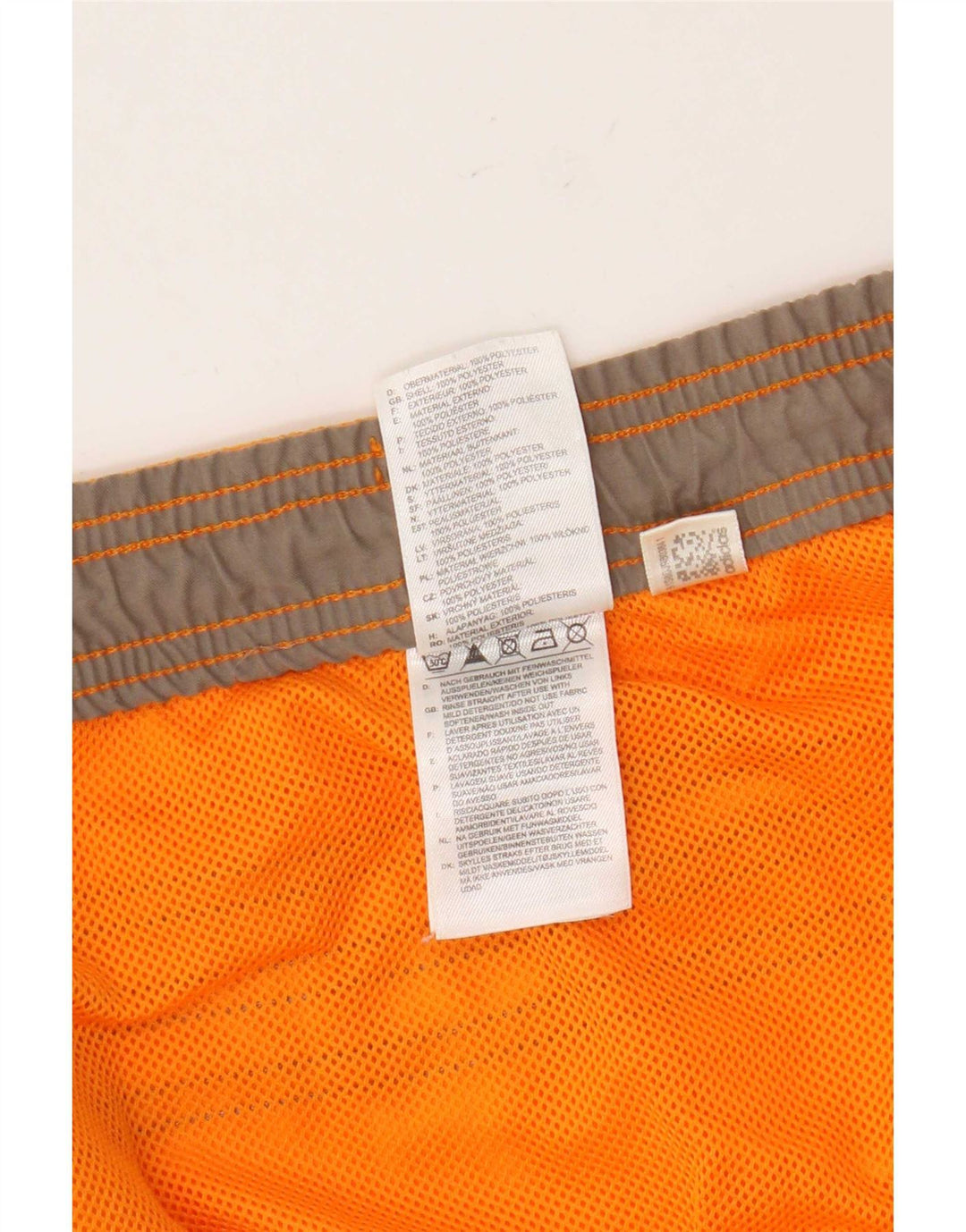 Pantaloncini da bagno grafici da uomo Adidas 2XL Arancione Colourblock in poliestere