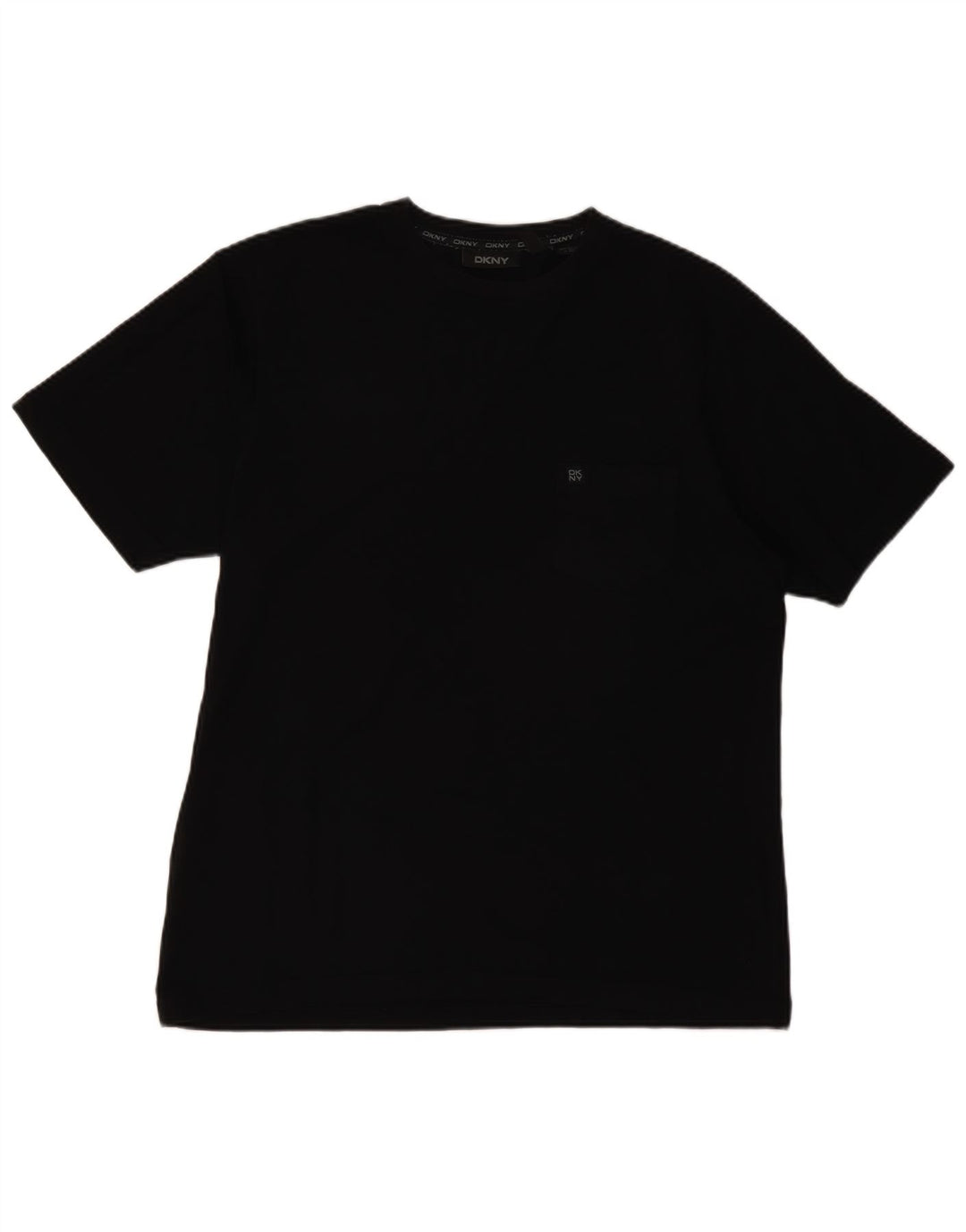 T-shirt da uomo DKNY Top grande in cotone nero