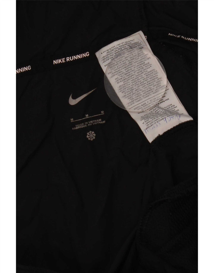 Giacca da corsa con cappuccio da donna Nike UK 14 media nera