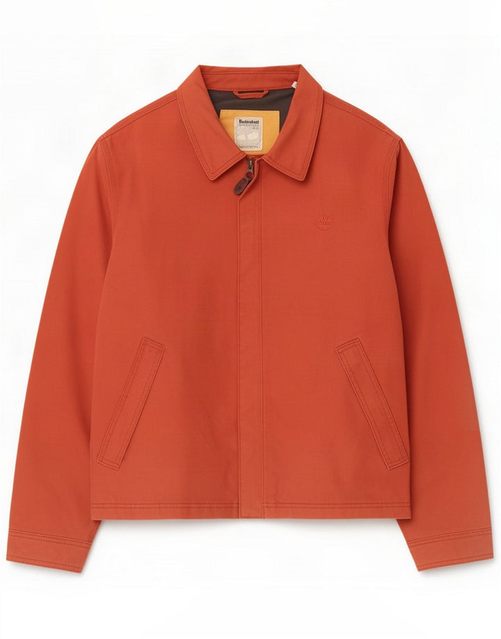 Giacca antivento da uomo Timberland UK 40 Large Red Cotton