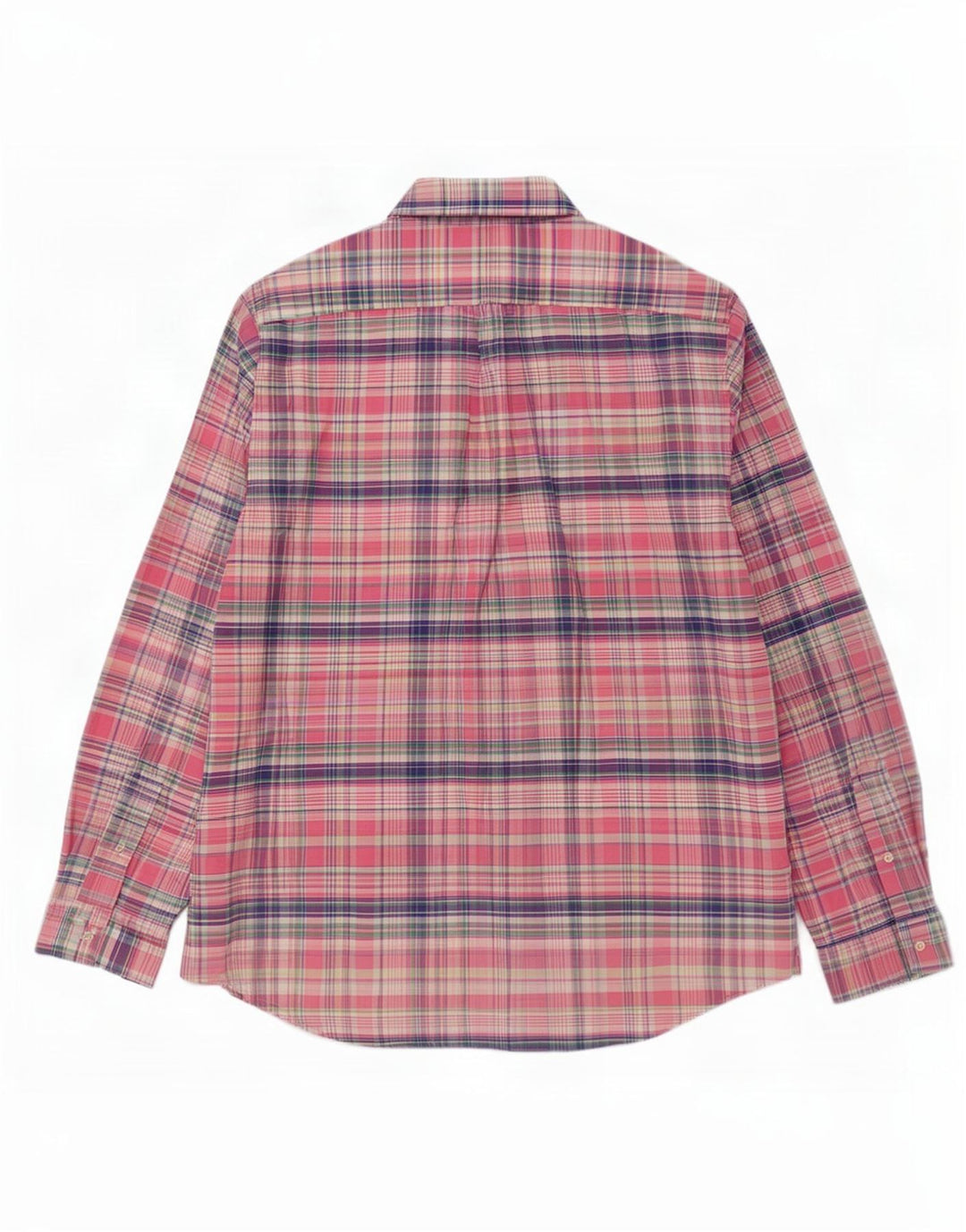 Polo Ralph Lauren Camicia da uomo in cotone a quadri grandi rosa