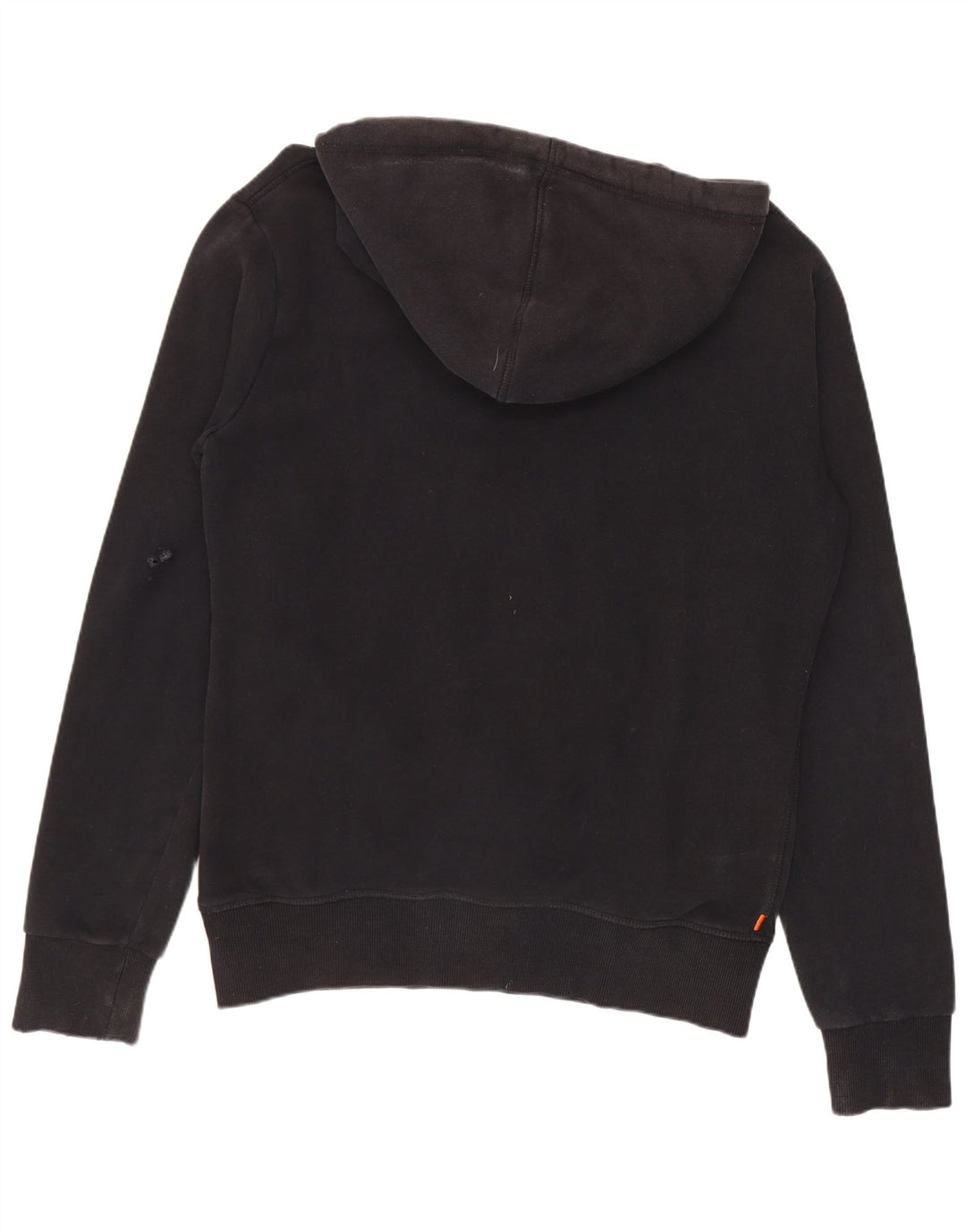 Maglione con cappuccio grafico da uomo Superdry in cotone nero medio