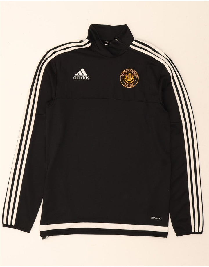 ADIDAS Mens Carrick Rangets 1989 Pullover Tracksuit Top Small Black