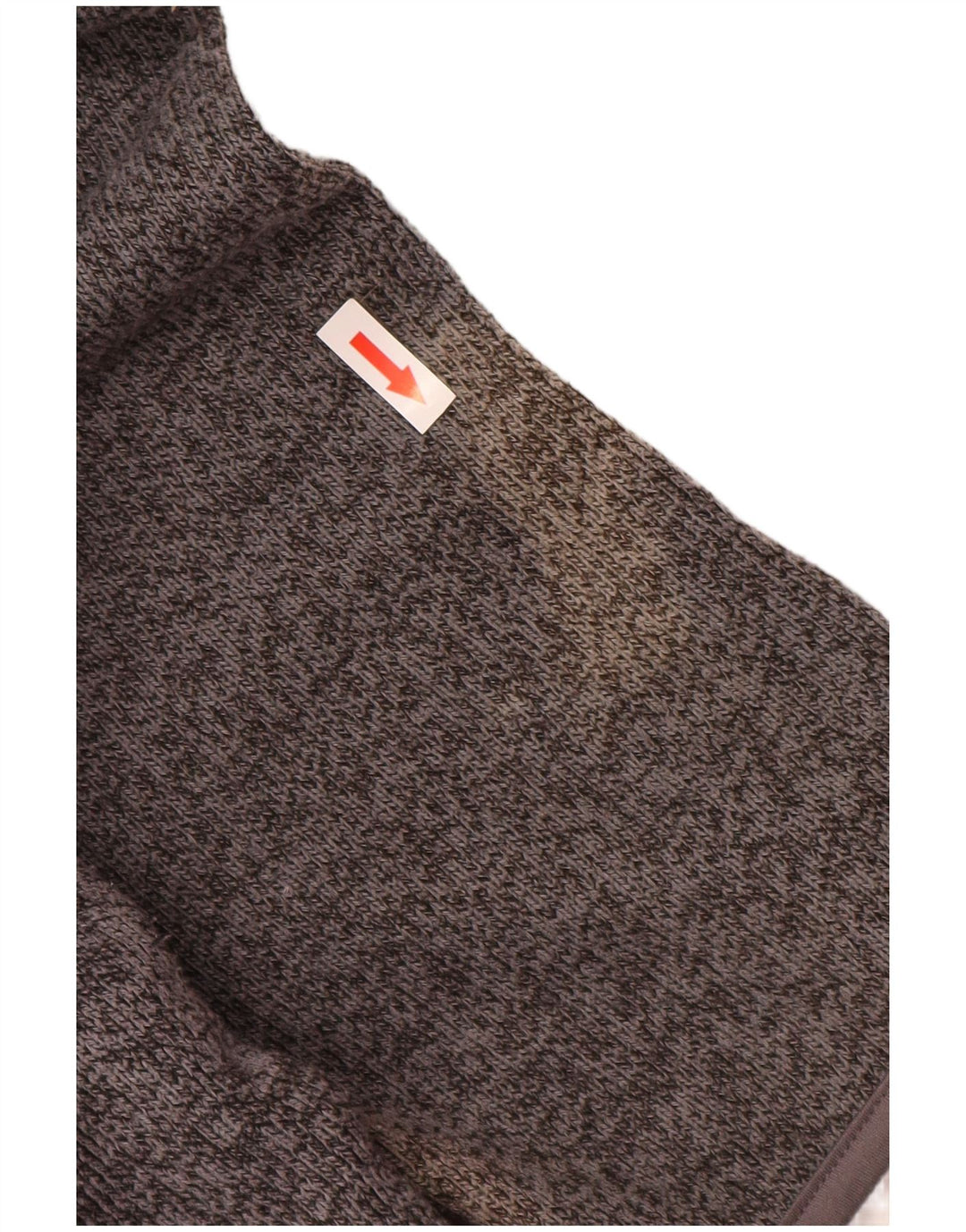 Felpa da uomo con collo con zip Weird Fish, poliestere grigio medio