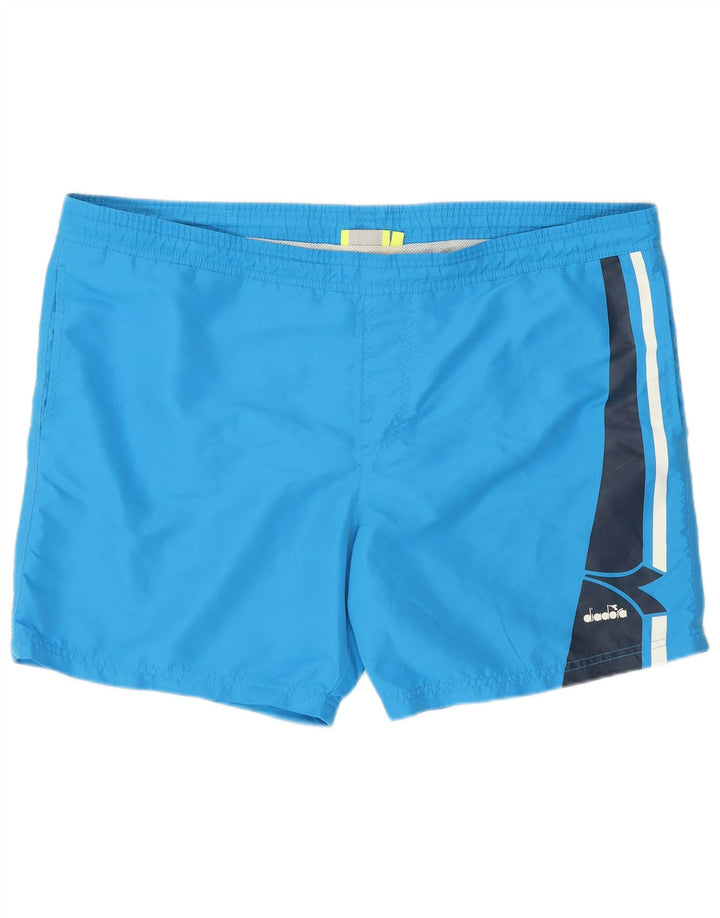 Pantaloncini da bagno uomo Diadora 2XL Blu Colourblock Poliestere