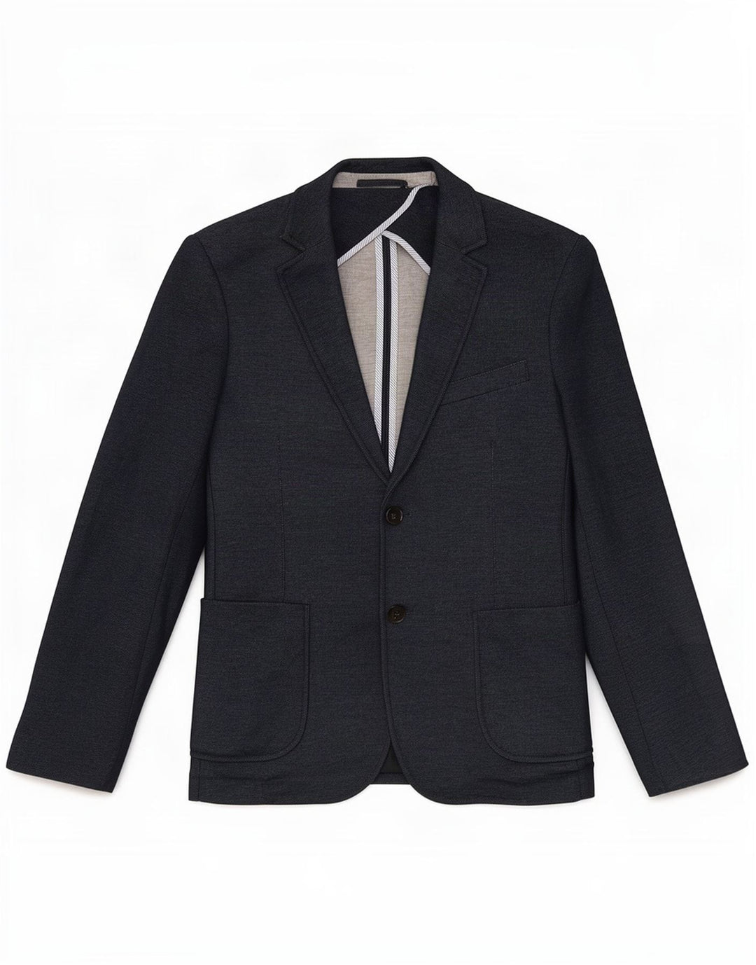 Giacca blazer da uomo a 2 bottoni Zara EU 46 piccola in poliestere blu navy