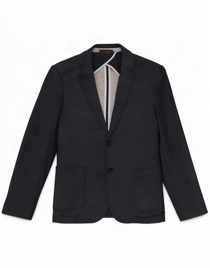 Giacca blazer da uomo a 2 bottoni Zara EU 46 piccola in poliestere blu navy