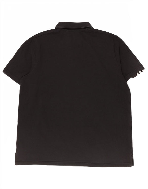 Polo Adidas da uomo 2XL in cotone nero