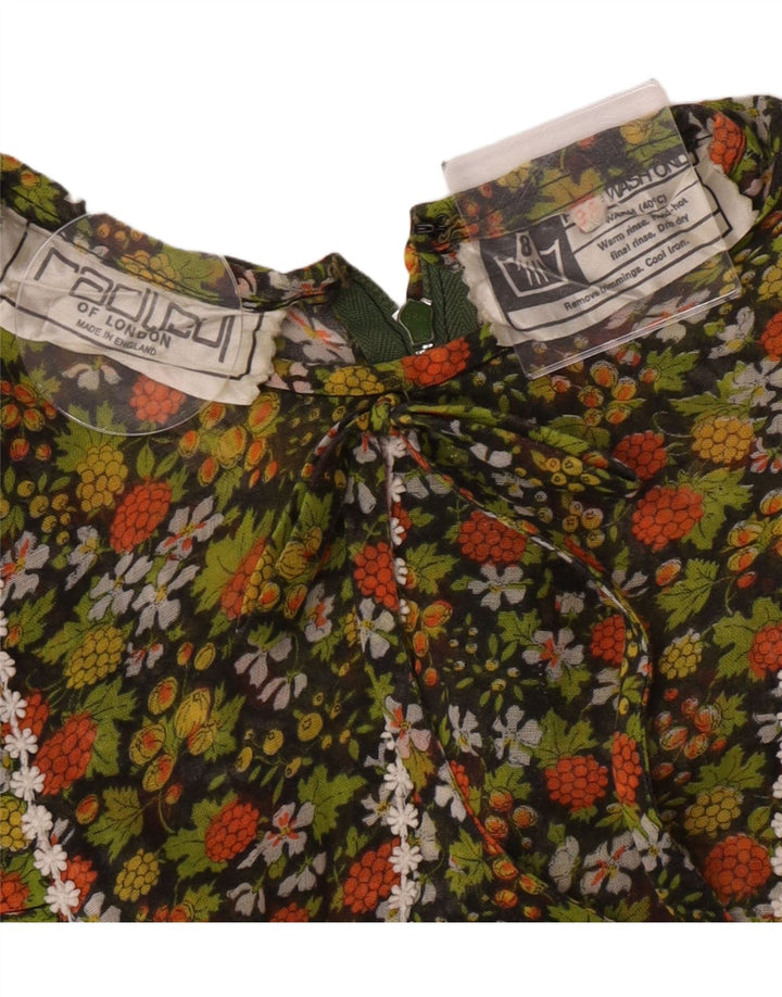 Vestito lungo da donna Radley EU 38 Verde medio floreale
