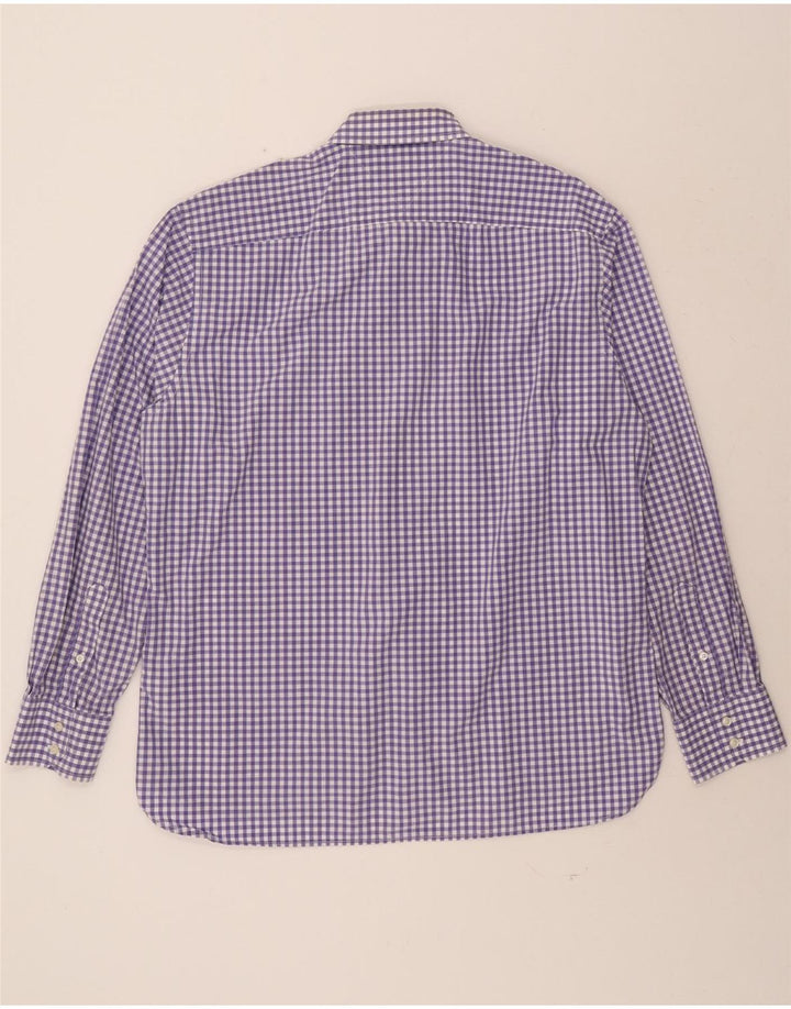 TOMMY HILFIGER Mens Shirt XL Purple Gingham Cotton Vintage Tommy Hilfiger and Second-Hand Tommy Hilfiger from Messina Hembry 