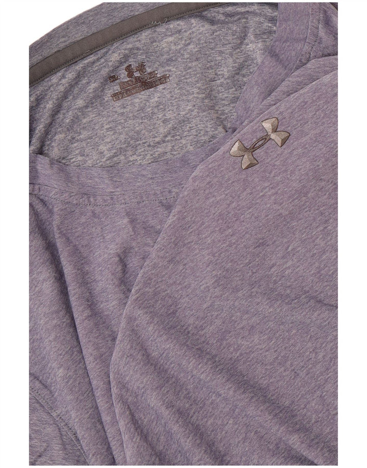 Maglietta da uomo UNDER ARMOUR XL viola screziato