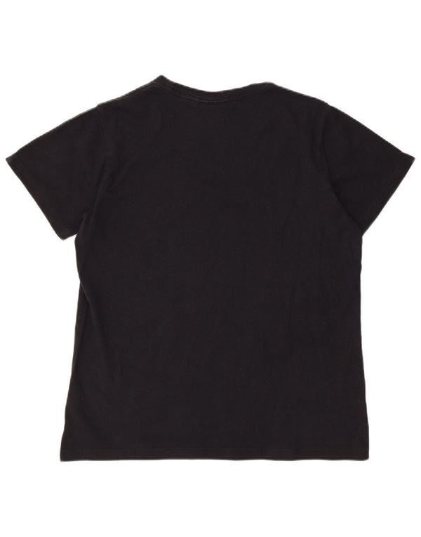 T-shirt grafica da uomo ADIDAS Top in cotone nero medio