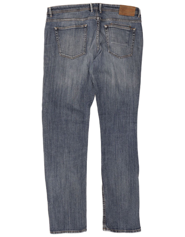 Massimo Dutti Mens Casual Fit Slim Jeans EU 46 XL W36 L33 Blue