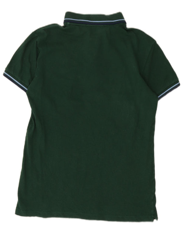 FRED PERRY Polo da uomo leggera ed elasticizzata piccola in cotone verde