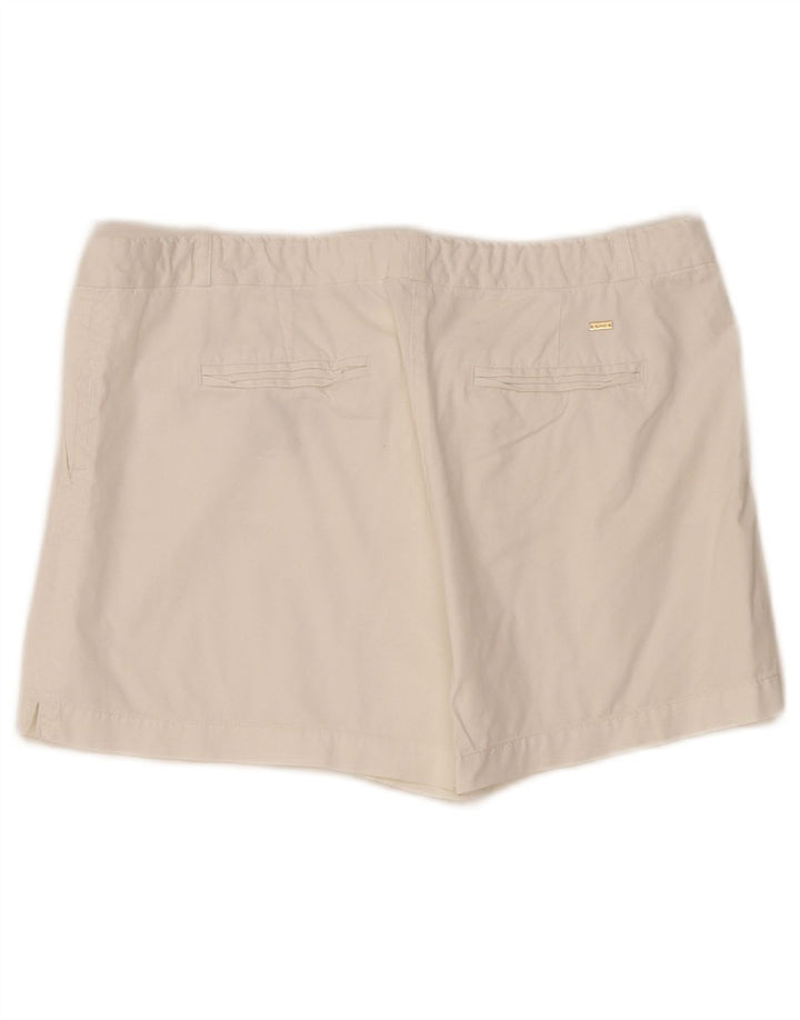 Pantaloncini chino da donna Tommy Hilfiger US 8 medi W32 cotone bianco