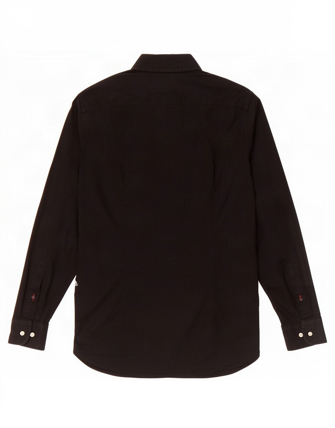Camicia elasticizzata da uomo Tommy Hilfiger in cotone nero medio