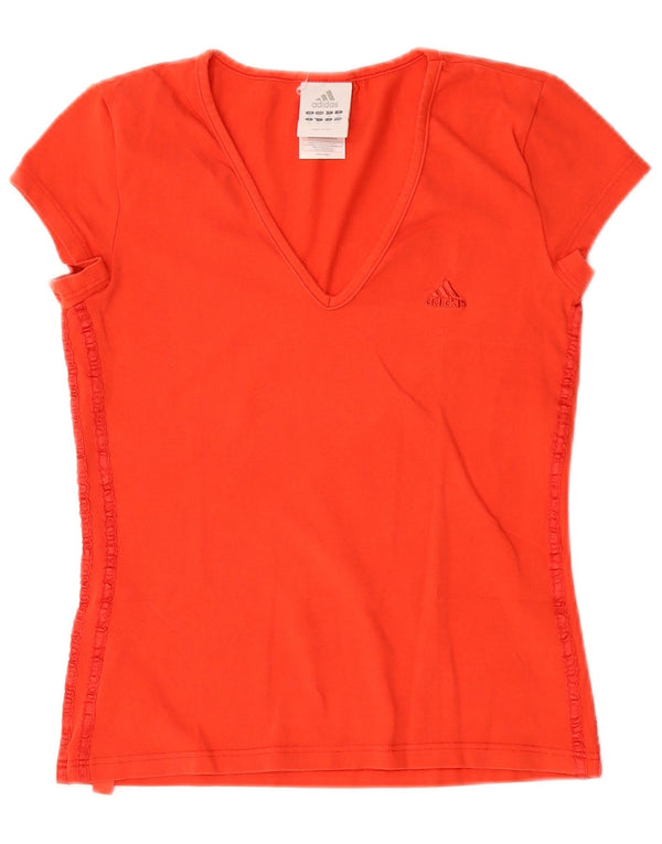 T-shirt grafica da donna Adidas Top UK 18 XL rosso cotone