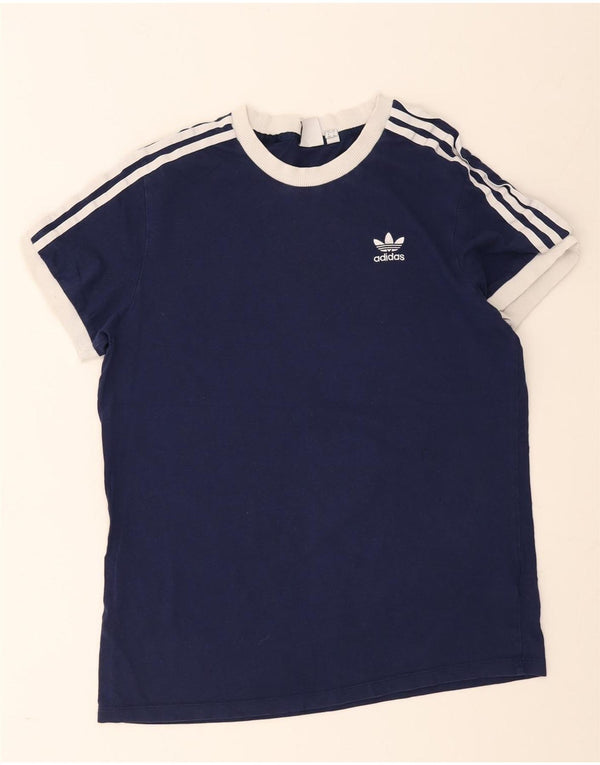 T-shirt da donna Adidas Top UK 14 cotone medio blu navy