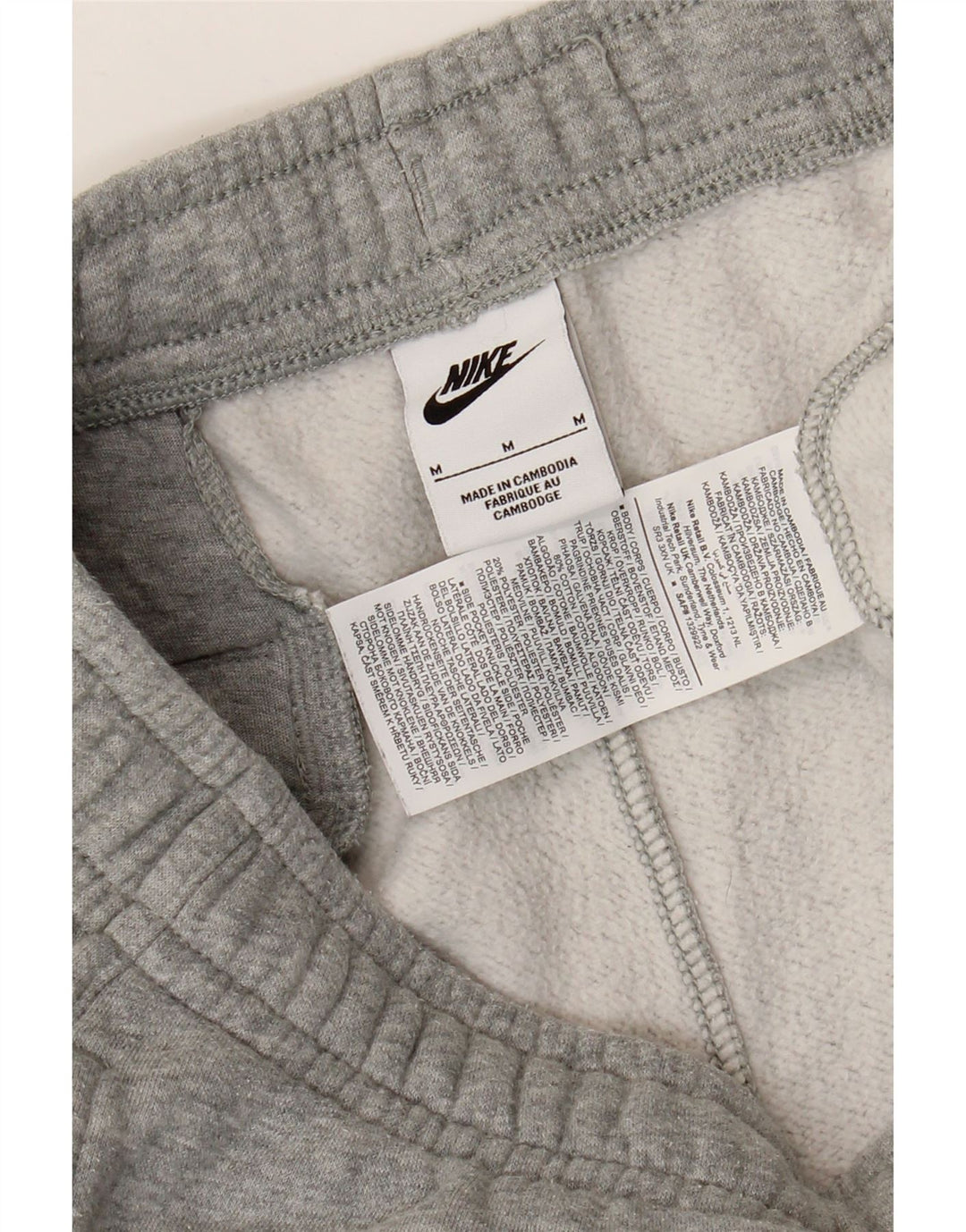 NIKE Pantaloni da tuta da uomo Joggers Cotone mélange grigio medio