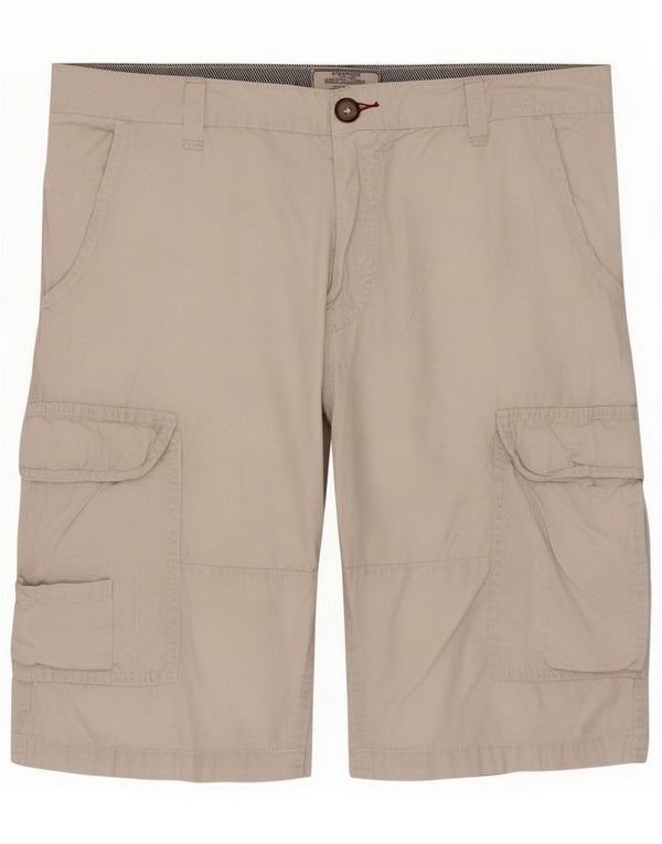 Pantaloncini cargo da uomo Brooklyn XL W38 cotone bianco sporco