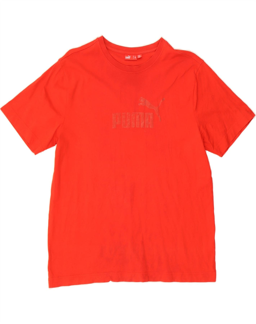PUMA Mens Graphic T-Shirt Top Large Red Cotton Vintage Puma and Second-Hand Puma from Messina Hembry 