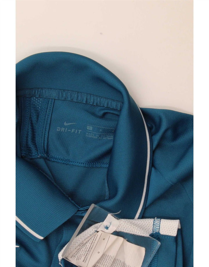 Polo Nike da uomo Dri Fit grande blu in poliestere