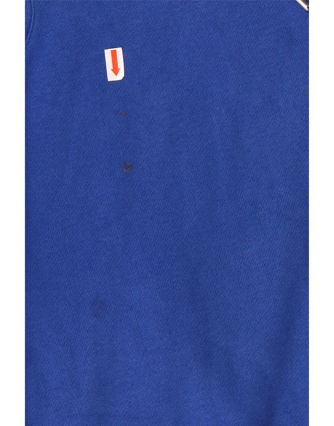 Felpa con cappuccio con zip grafica Adidas Team GB da uomo grande in cotone blu