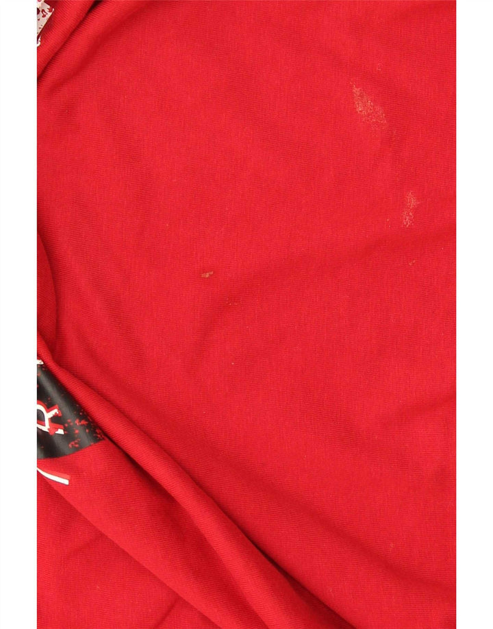 T-shirt grafica da uomo Jordan Top 2XL in cotone rosso