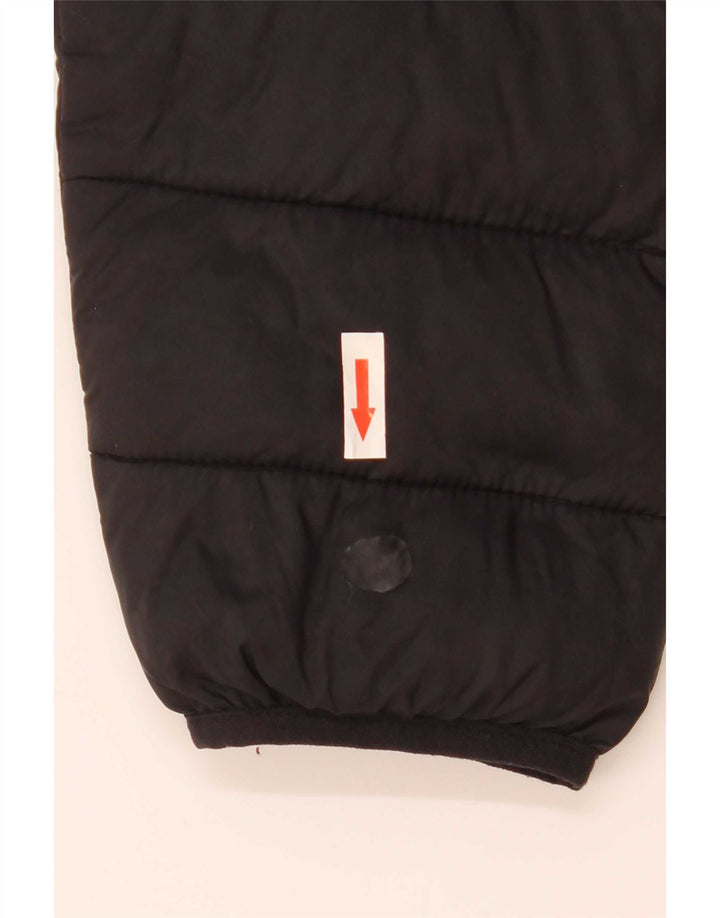 Giacca imbottita con cappuccio da uomo Napapijri UK 38 Medium Black Colourblock