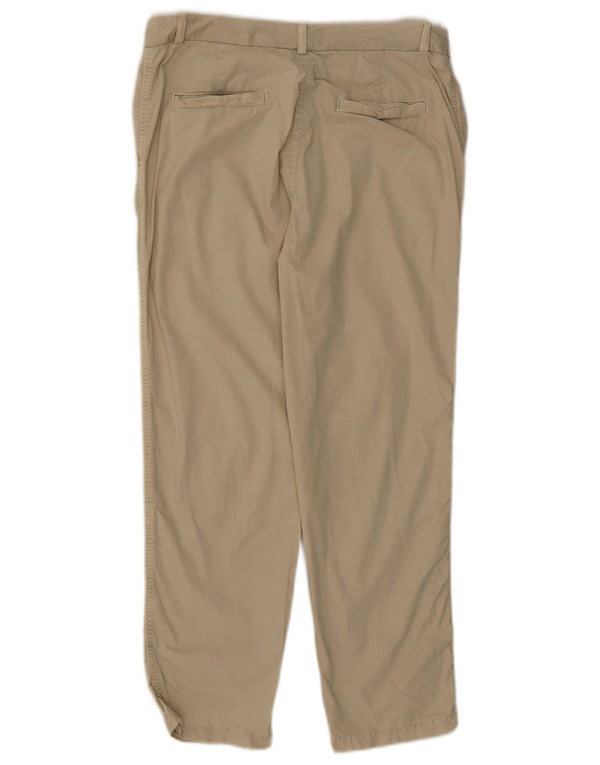 Pantaloni chino dritti da donna Marks & Spencer UK 12 medi W30 L26 Beige