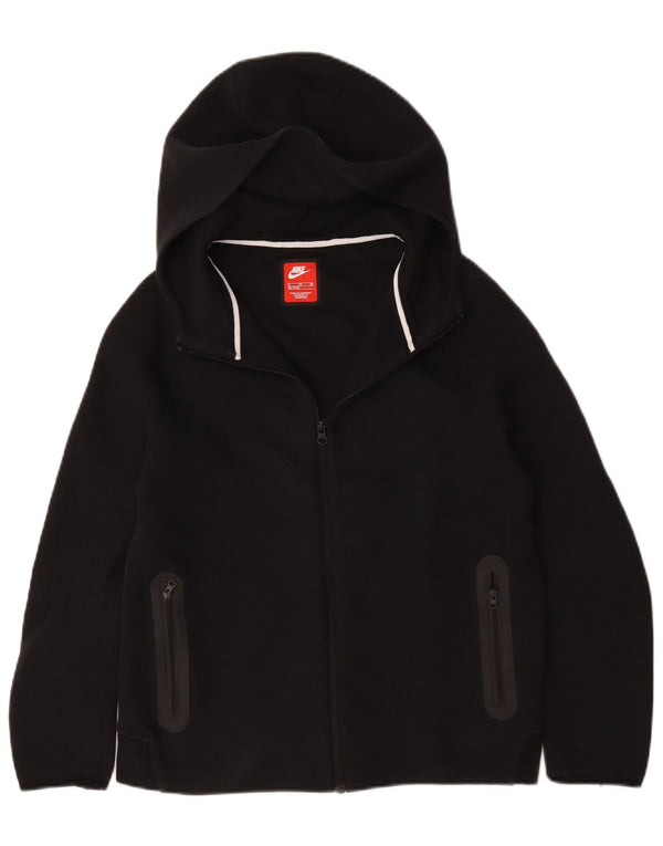 Felpa con cappuccio e zip Nike da ragazzo 13-14 anni XL in cotone nero