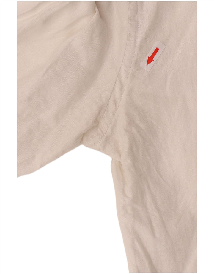 Camicia da uomo Regular Fit Tommy Hilfiger Large in cotone bianco