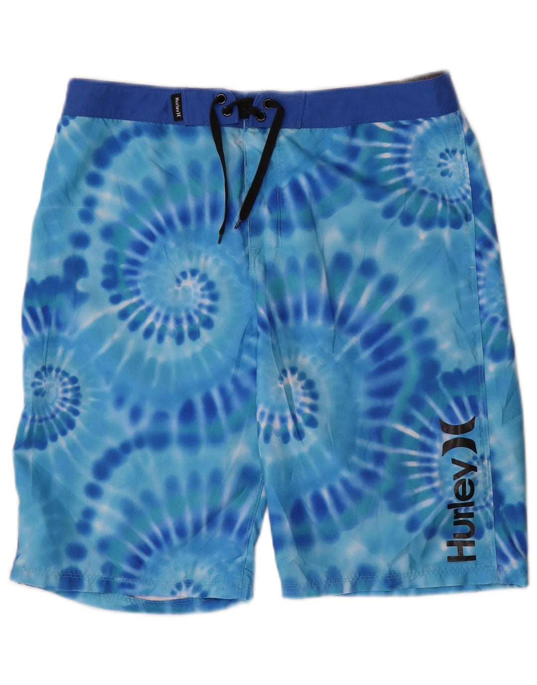Pantaloncini da bagno Hurley per ragazzi 15-16 anni in poliestere tie dye blu