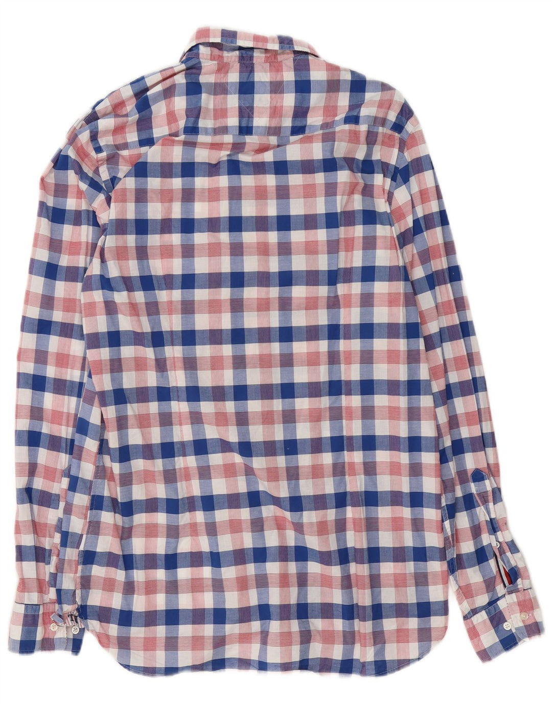 Camicia slim fit da uomo Tommy Hilfiger grande cotone a quadri multicolore