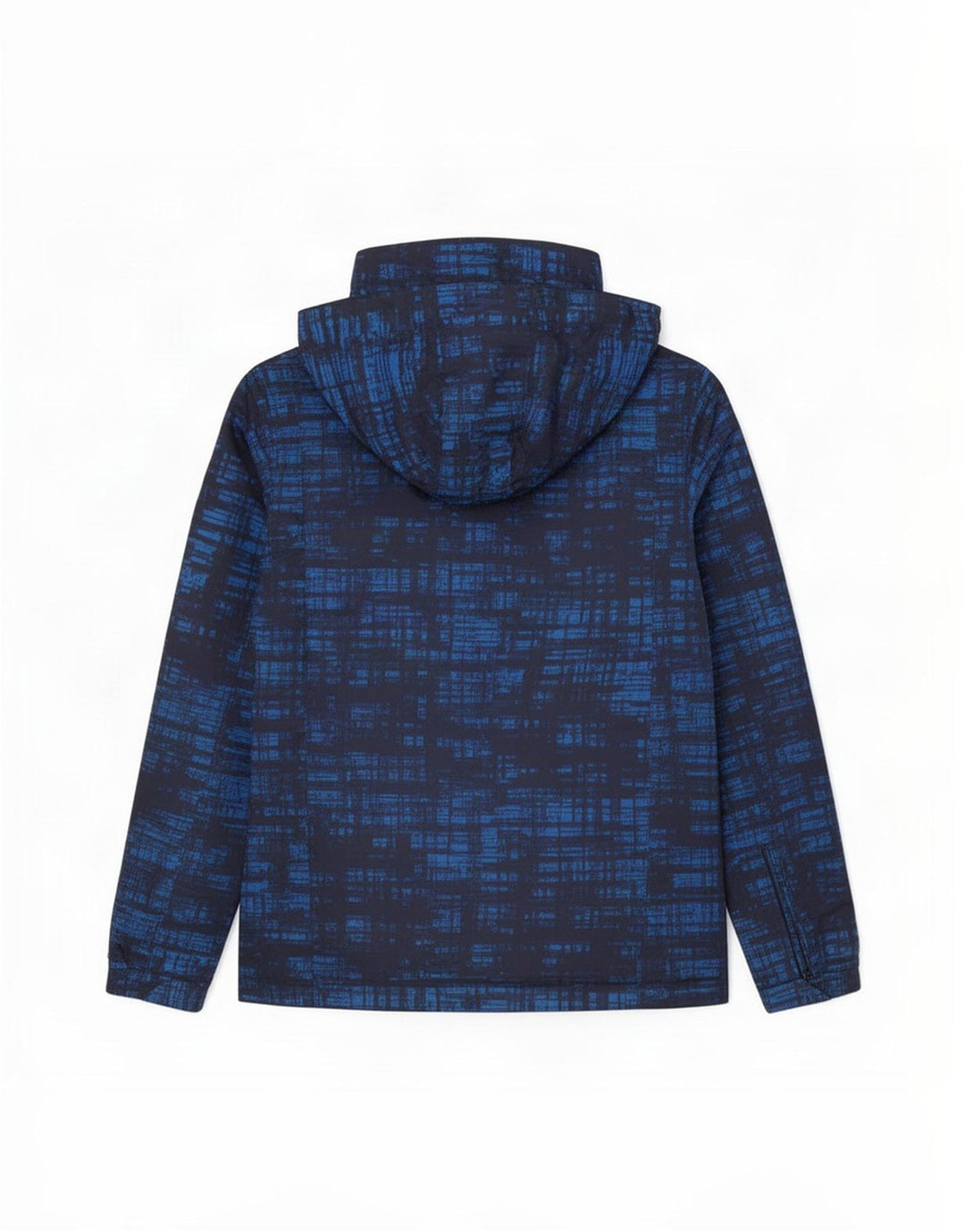 Giacca da sci con cappuccio da uomo con motivo astratto Mountain Warehouse UK 36 piccola blu
