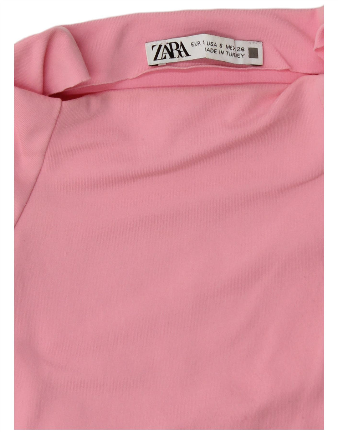 T-shirt grafica da donna Zara Top UK 8 Small rosa