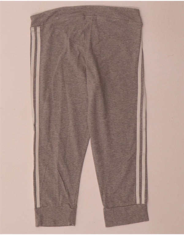 Pantaloni da tuta da donna Adidas Capri Joggers UK 8/10 Small Grigio