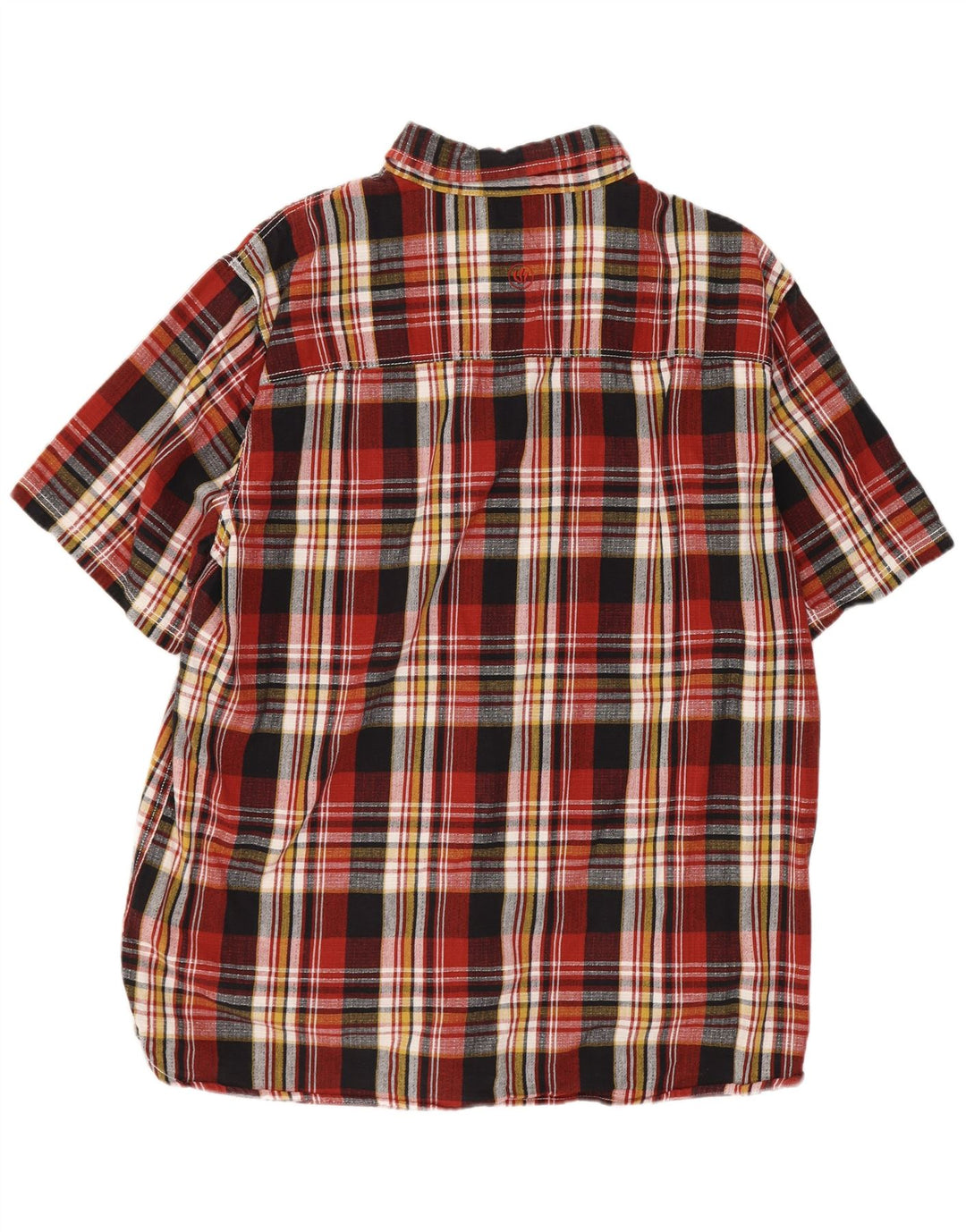 Camicia a maniche corte da uomo Fat Face Grande cotone a quadri multicolore