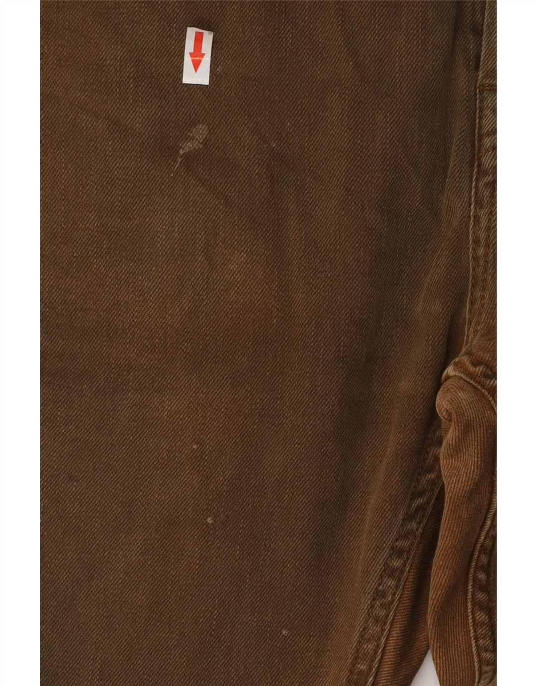 Jeans slim invecchiati ZARA da uomo EU 42 Large W32 L30 cotone marrone