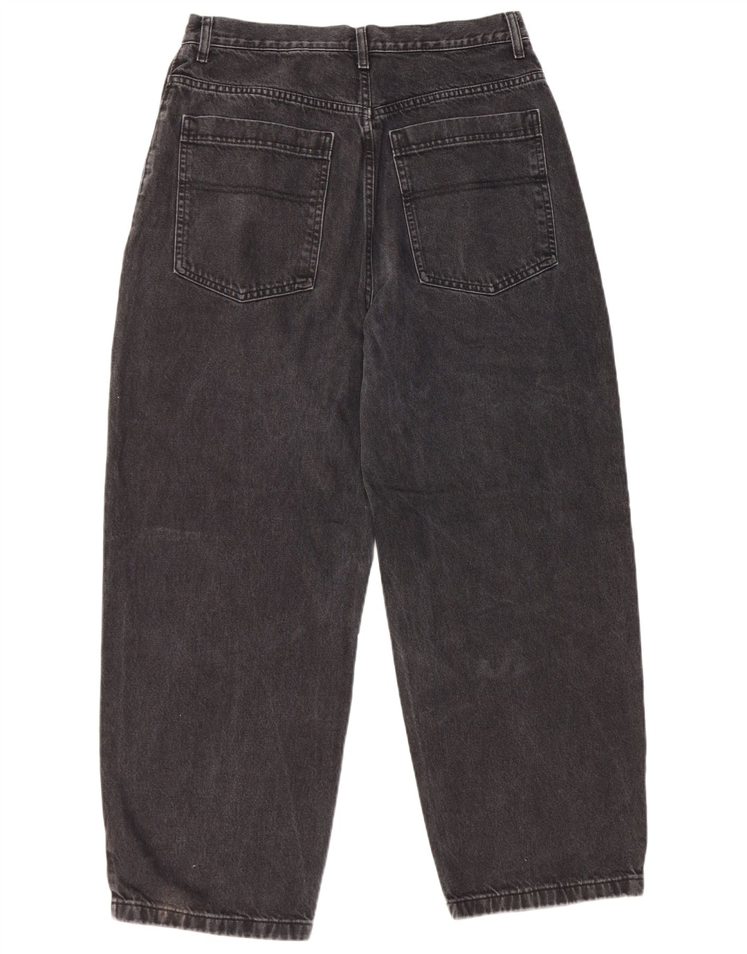 Topshop Jeans larghi affusolati da donna W32 L30 poliestere nero