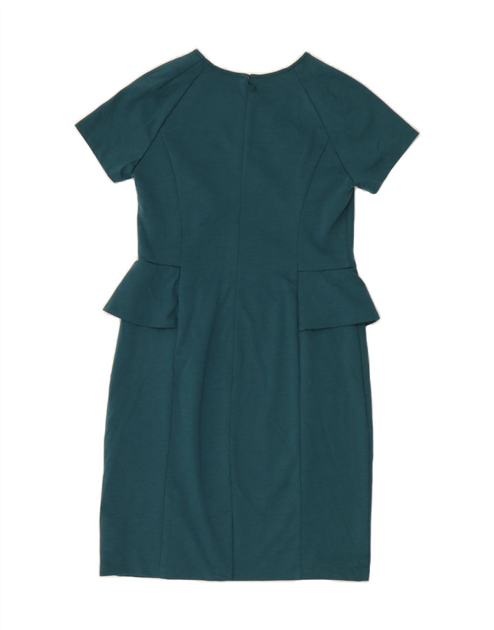 MOSSIMO Womens Sheath Dress UK 12 Medium Turquoise Polyester Vintage Mossimo and Second-Hand Mossimo from Messina Hembry 