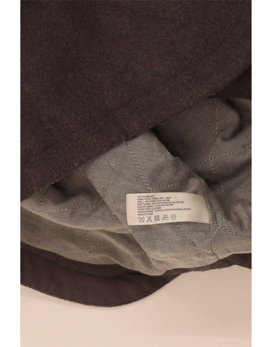 Giacca parka oversize con cappuccio da donna Fat Face UK 10 piccola lana grigia